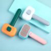 Pet Grooming Brush for Cats & Dogs – Detangling, Shedding & Massage Comb with Stainless Steel Teeth