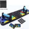 9-in-1 Push-Up Board & ABS Trainer – Multi-Function Strength Training Rack for Home Workouts