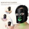LED Skin Tightening Phototherapy Mask – Silicone Rechargeable Beauty Device with USB Charging