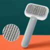 Pet Grooming Brush for Cats & Dogs – Detangling, Shedding & Massage Comb with Stainless Steel Teeth