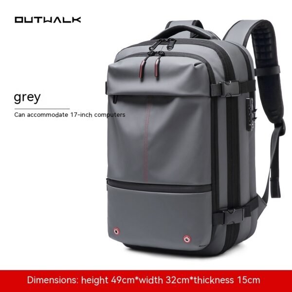 Versatile Travel & Business Backpack – Large-Capacity, Multifunctional Laptop Bag with Vacuum Compression for Men & Women