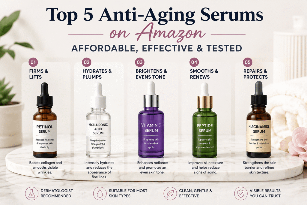 Anti-aging Serums on Amazom