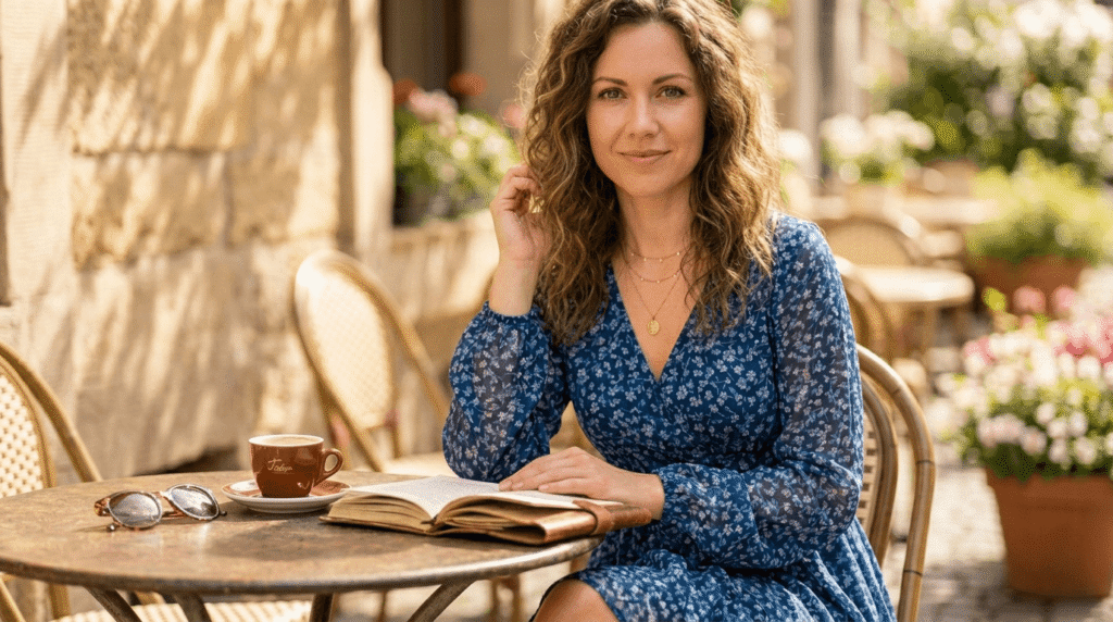 Fashionable Boho mini dress