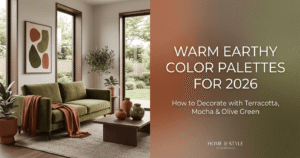 Warm earthy color palettes