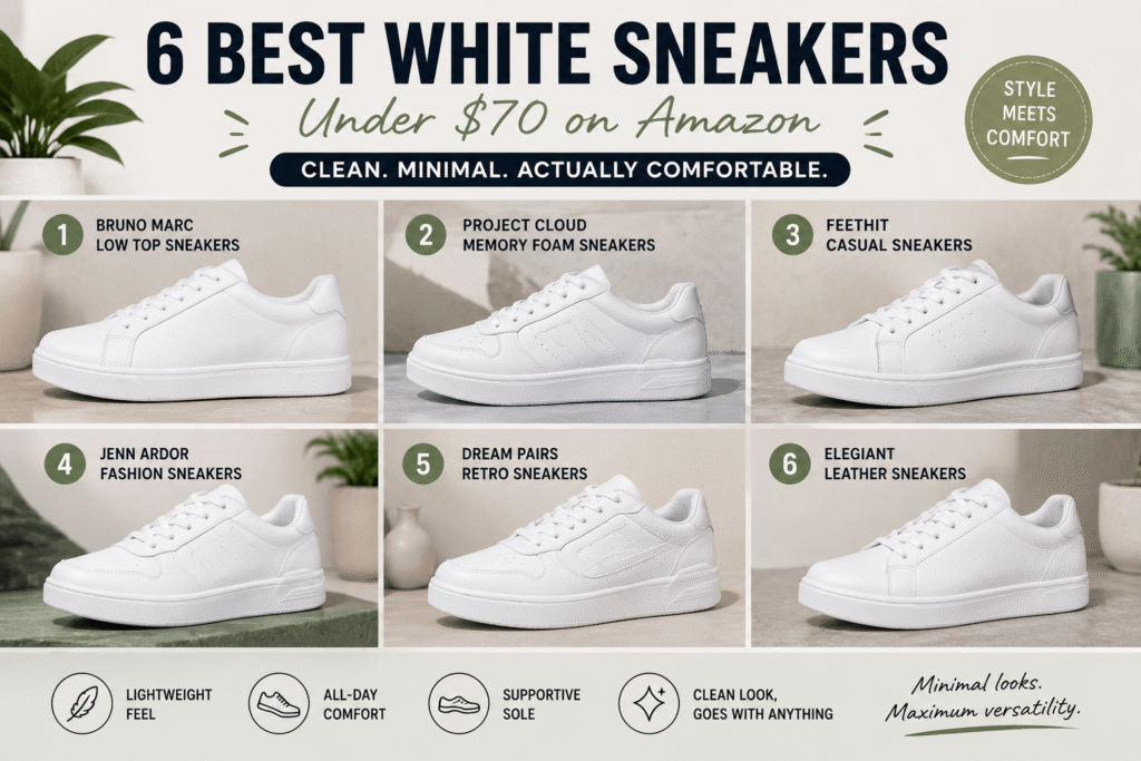 Best White Sneakers on Amazon