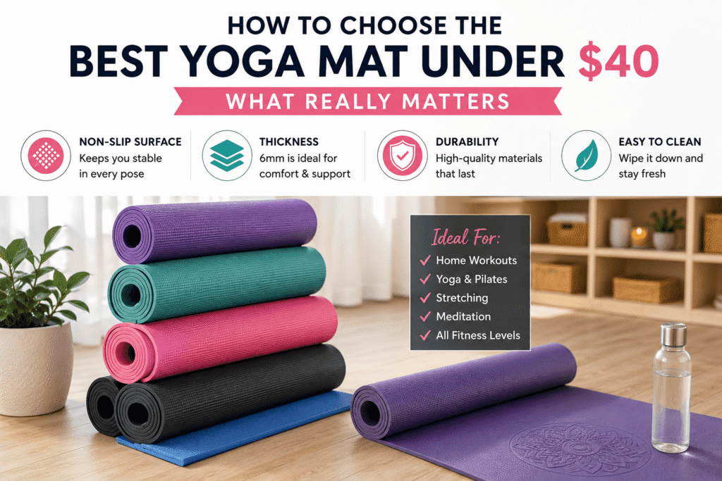 Best Yoga Mats Under $40 on Amazon